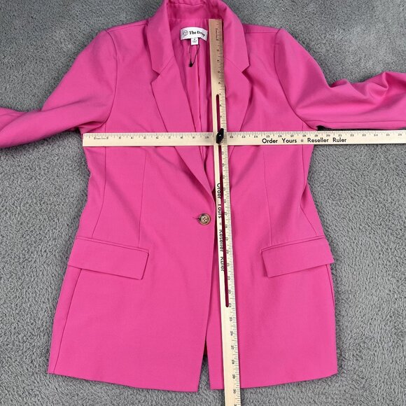 NWOT the Drop Womens Blake Rose Pink Long Career Blazer Sz Medium - Picture 6 of 6